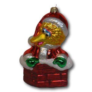 Polonaise Kurt S. Adler Poland Sesame Street Big Bird Christmas Ornament -Glass